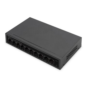 Digitus DN-95354 netwerk-switch Managed Fast Ethernet (10/100) Power over Ethernet (PoE) Zwart (DN-95354) thumbnail