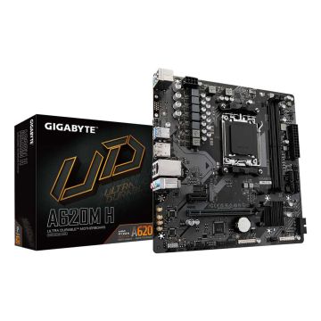 GIGABYTE A620M H moederbord AMD A620 Socket AM5 micro ATX (A620M H) thumbnail