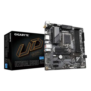GIGABYTE B760M DS3H AX moederbord Intel B760 Express LGA 1700 micro ATX (B760M DS3H AX) thumbnail