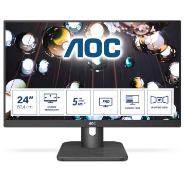AOC E1 24E1Q computer monitor 60,5 cm (23.8") 1920 x 1080 Pixels Full HD LED Zwart (24E1Q) thumbnail
