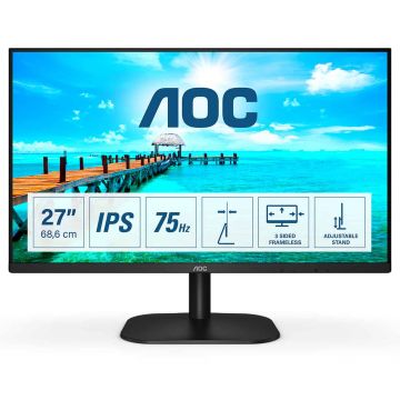 AOC B2 27B2H/EU LED display 68,6 cm (27") 1920 x 1080 Pixels Full HD Zwart