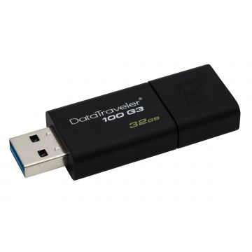 Kingston Technology DataTraveler 100 G3 USB flash drive 32 GB USB Type-A 3.2 Gen 1 (3.1 Gen 1) Zwart