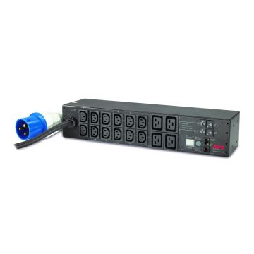 APC Rack PDU AP7822B, Metered, 0U/2U, 32A, 230V, (12x) C13 & (4x) C19, IEC 309 32A stekker (AP7822B) thumbnail