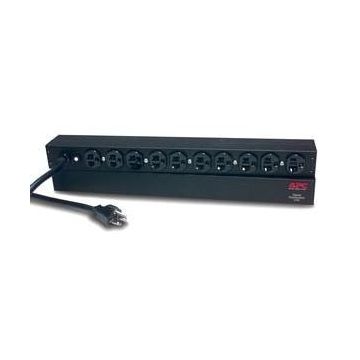 APC Rack PDU, Basic, 1U, 20A, 120V energiedistributie Zwart (AP9563) thumbnail