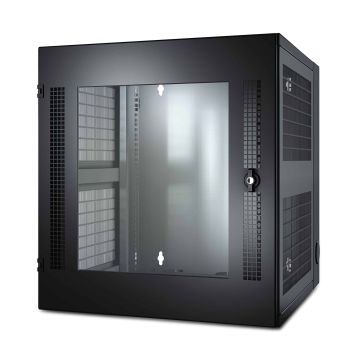 APC NetShelter WX AR100 13U/HE hoog, 19inch Wandkast, Muurbevestiging, Glazen deur (AR100) thumbnail