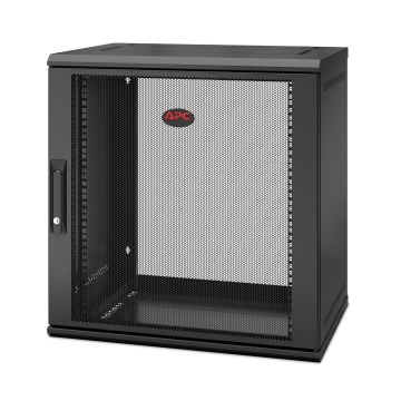 APC NetShelter WX AR112SH4 - 12U/HE,19inch patchkast, Wandmontage, Voorgemonteerd, 400MM diep (AR112SH4) thumbnail