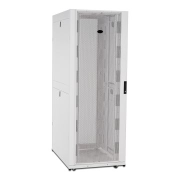 APC NetShelter SX 42U 750mm brede x 1070mm diepe behuizing met zijden, wit (AR3150W) thumbnail