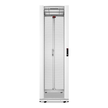 APC NetShelter SX 42U 750mm brede x 1200mm diepe netwerkbehuizing met zijden, wit (AR3340W) thumbnail
