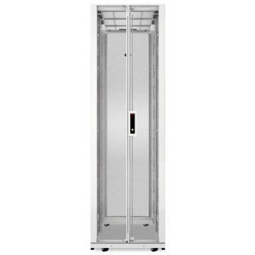 APC NetShelter SX 42U 750mm brede x 1200mm diepe behuizing met zijden, wit (AR3350W) thumbnail