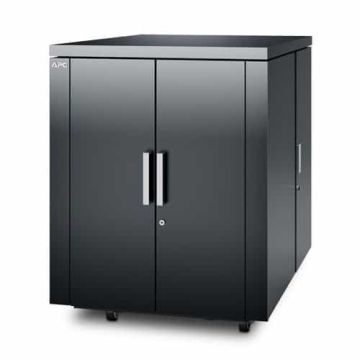APC NetShelter CX 18U Geluiddempende 'Server Room in a Box', Shock Packaging, Donker Grijs (AR4018SPX432) thumbnail
