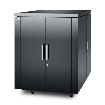 APC NetShelter CX 18U Geluiddempende 'Server Room in a Box', Shock Packaging, Donker Grijs (AR4024SPX429) thumbnail