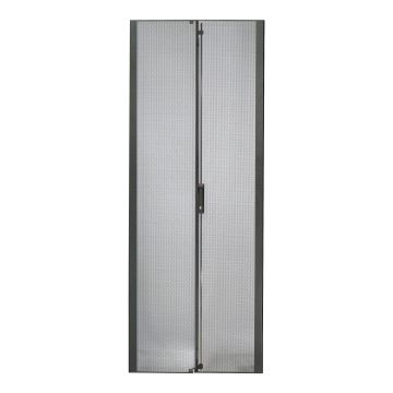 APC NetShelter SX 48U 600 mm brede geperforeerde gesplitste deuren zwart (AR7107) thumbnail