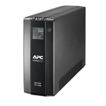 APC Back-UPS PRO BR1300MI - Noodstroomvoeding, 8x C13 uitgang, USB, 1300VA (BR1300MI) thumbnail
