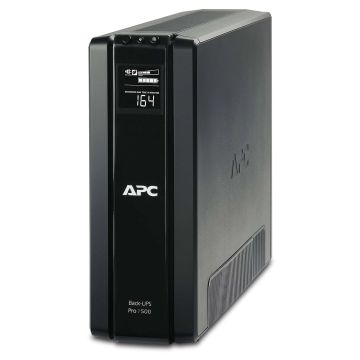 APC Back-UPS PRO BR1500G-GR - Noodstroomvoeding, 1500VA, 6x stopcontact, USB, uitbreidbare runtime (BR1500G-GR) thumbnail