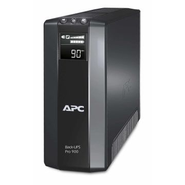APC Back-UPS PRO BR900G-GR - Noodstroomvoeding, 900VA, 5x stopcontact, USB (BR900G-GR) thumbnail