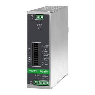 APC BVS480XDPDR 24V DC UPS – 480Watt, 24V, 20A, DIN-Rail montage, Power Module zonder accu (BVS480XDPDR) thumbnail
