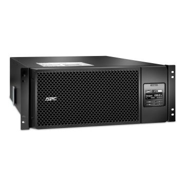 APC Smart-UPS On-Line SRT6KRMXLI - 6kW/VA, 6x C13 + 4x C19 + hardwire 1 fase uitgang, rackmountable, Embedded NMC (SRT6KRMXLI) thumbnail