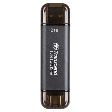 Transcend TS2TESD310C externe solide-state drive 2 TB Zwart (TS2TESD310C) thumbnail
