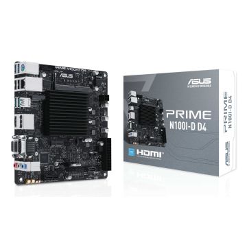 ASUS PRIME N100I-D D4 NA (geïntegreerde CPU) mini ITX (90MB1F70-M0EAYC) thumbnail