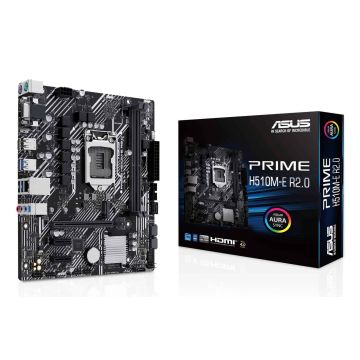 ASUS PRIME H510M-E R2.0 Intel H470 LGA 1200 (Socket H5) micro ATX (90MB1FQ0-M0EAY0) thumbnail