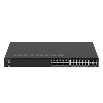 NETGEAR GSM4328 Managed L3 Gigabit Ethernet (10/100/1000) Power over Ethernet (PoE) 1U Zwart (GSM4328-100NES) thumbnail