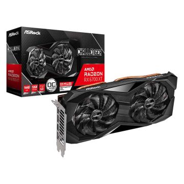 Asrock Challenger Radeon RX 6700 XT D 12GB OC AMD GDDR6 (90-GA31ZZ-00UANF) thumbnail