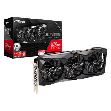 Asrock Challenger RX6750XT CLP 12GO AMD Radeon RX 6750 XT 12 GB GDDR6 (90-GA3QZZ-00UANF) thumbnail