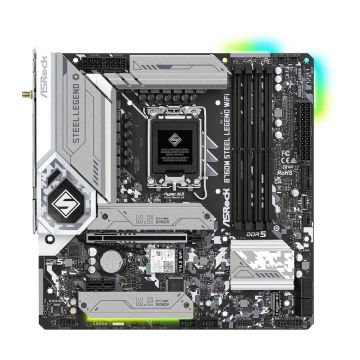 Asrock B760M Steel Legend WiFi Intel B760 LGA 1700 micro ATX (90-MXBL70-A0UAYZ) thumbnail