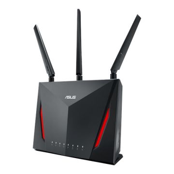 ASUS RT-AC2900 draadloze router Gigabit Ethernet Dual-band (2.4 GHz / 5 GHz) Zwart (90IG0401-BU9010) thumbnail