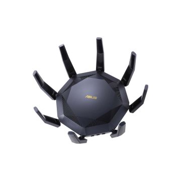ASUS RT-AX89X AX6000 AiMesh draadloze router Ethernet Dual-band (2.4 GHz / 5 GHz) Zwart (90IG04J1-BM3010) thumbnail