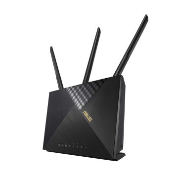 ASUS 4G-AX56 draadloze router Gigabit Ethernet Dual-band (2.4 GHz / 5 GHz) Zwart (90IG06G0-MO3110) thumbnail