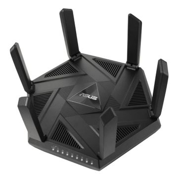 ASUS RT-AXE7800 draadloze router Tri-band (2,4 GHz / 5 GHz / 6 GHz) Zwart (90IG07B0-MU9B00) thumbnail