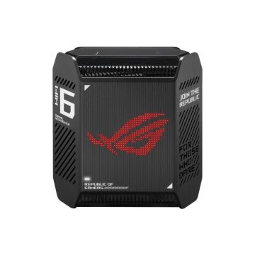 ASUS ROG Rapture GT6 AX10000 AiMesh 1 Pack Tri-band (2.4 GHz / 5 GHz / 5 GHz) Wi-Fi 6 (802.11ax) Zwart 4 Intern (90IG07F0-MU9A10) thumbnail