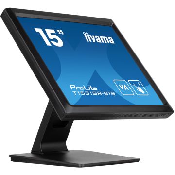 iiyama T1531SR-B1S computer monitor 38,1 cm (15") 1024 x 768 Pixels XGA LCD Touchscreen Zwart (T1531SR-B1S) thumbnail