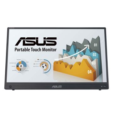 ASUS ZenScreen MB16AHT computer monitor 39,6 cm (15.6") 1920 x 1080 Pixels Full HD Touchscreen Zwart (90LM0890-B01170) thumbnail