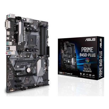 ASUS PRIME B450-PLUS AMD B450 Socket AM4 ATX (90MB0YN0-M0EAY0) thumbnail
