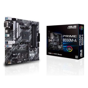 ASUS PRIME B550M-A AMD B550 Socket AM4 micro ATX (90MB14I0-M0EAY0) thumbnail