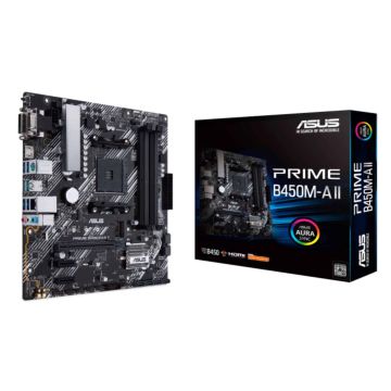 ASUS PRIME B450M-A II AMD B450 Socket AM4 micro ATX (90MB15Z0-M0EAY0) thumbnail