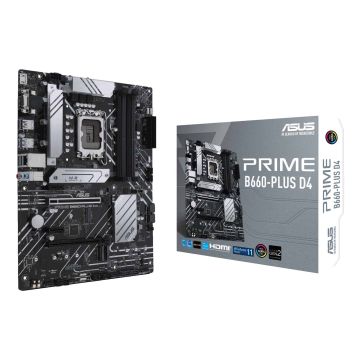 ASUS PRIME B660-PLUS D4 Intel B660 LGA 1700 ATX (90MB18X0-M1EAY0) thumbnail