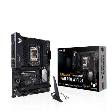 ASUS TUF GAMING H670-PRO WIFI D4 Intel H670 LGA 1700 ATX (90MB1900-M0EAY0) thumbnail