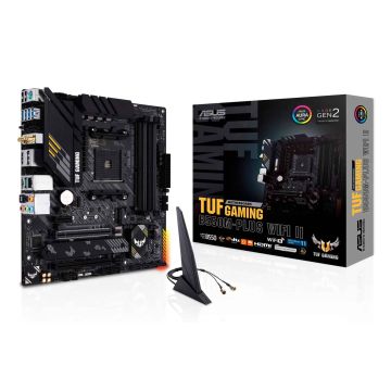 ASUS TUF GAMING B550M-PLUS WIFI II AMD B550 Socket AM4 micro ATX (90MB19Y0-M0EAY0) thumbnail