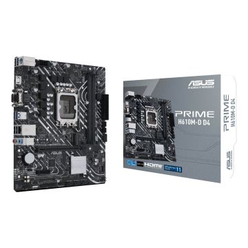 ASUS PRIME H610M-D D4 Intel H610 LGA 1700 micro ATX (90MB1A00-M0EAY0) thumbnail