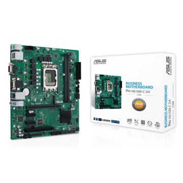 ASUS PRO H610M-C D4-CSM Intel H610 LGA 1700 micro ATX (90MB1A30-M0EAYC) thumbnail