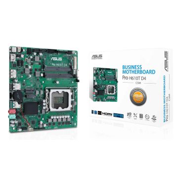 ASUS Pro H610T D4-CSM Intel H610 LGA 1700 Thin Mini ITX (90MB1AM0-M0EAYC) thumbnail
