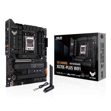 ASUS TUF GAMING X670E-PLUS WIFI AMD X670 Socket AM5 ATX (90MB1BK0-M0EAY0) thumbnail