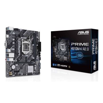 ASUS PRIME H510M-K R2.0 Intel H510 LGA 1200 (Socket H5) micro ATX (90MB1E80-M0EAY0) thumbnail
