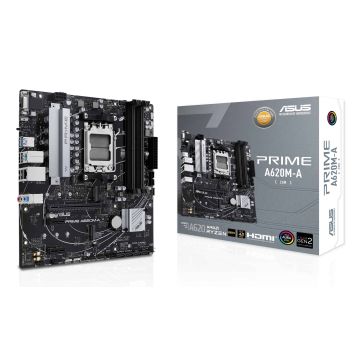 ASUS PRIME A620M-A-CSM AMD A620 Socket AM5 micro ATX (90MB1F10-M0EAYC) thumbnail