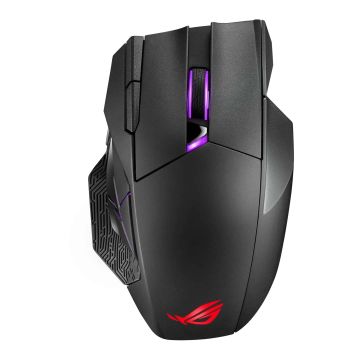ASUS ROG Spatha X muis Gamen Rechtshandig RF Wireless + USB Type-C Optisch 19000 DPI (90MP0220-BMUA00) thumbnail