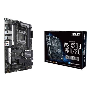 ASUS WS X299 PRO/SE Intel® X299 LGA 2066 (Socket R4) ATX (90SW00A0-M0EAY0) thumbnail