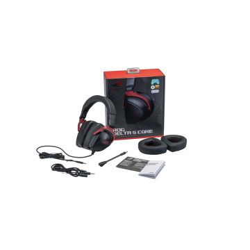 ASUS ROG Delta S Core Headset Bedraad Hoofdband Gamen Zwart (90YH03JC-B1UA00) thumbnail